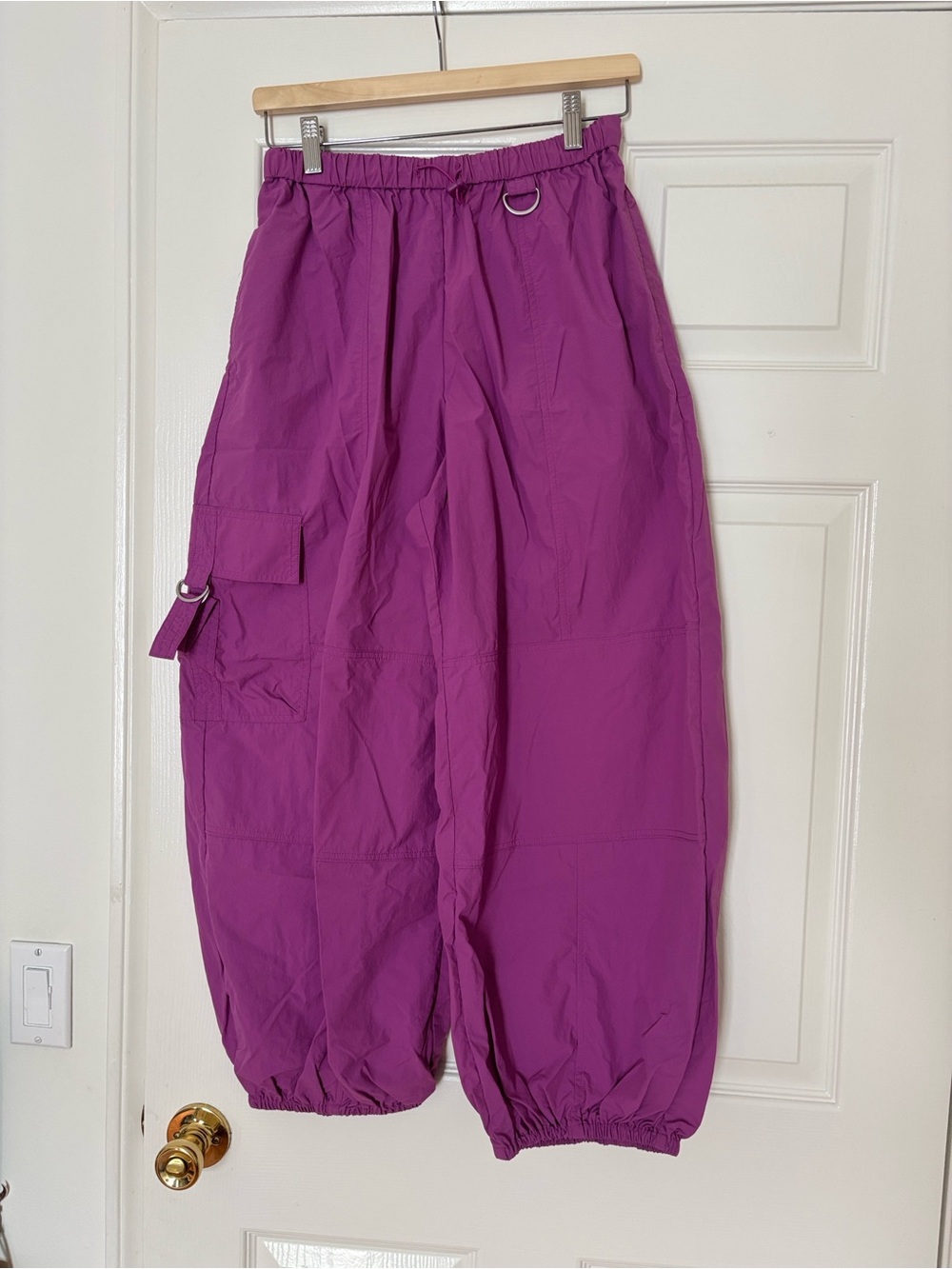 Urban Outfitters Purple Small Cargo Jogger Trousers - Picture 3 of 10